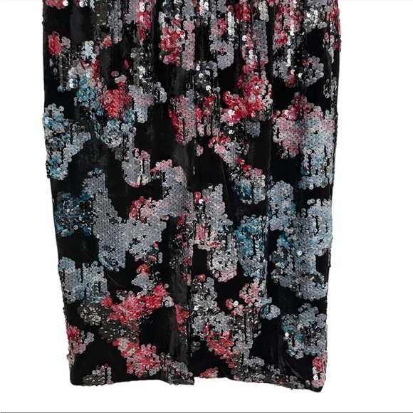 DRESS THE POPULATION Sequin Velvet Sheath Dress, XS, NWT - Picture 7 of 8